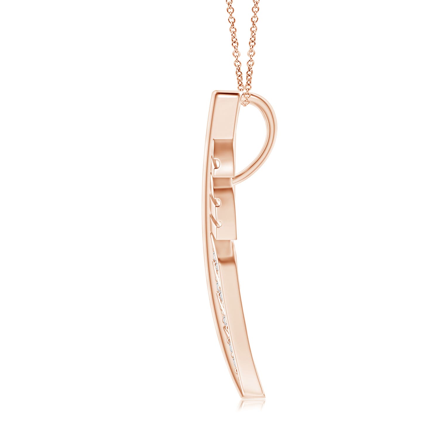 H, SI2 / 0.1 CT / 14 KT Rose Gold