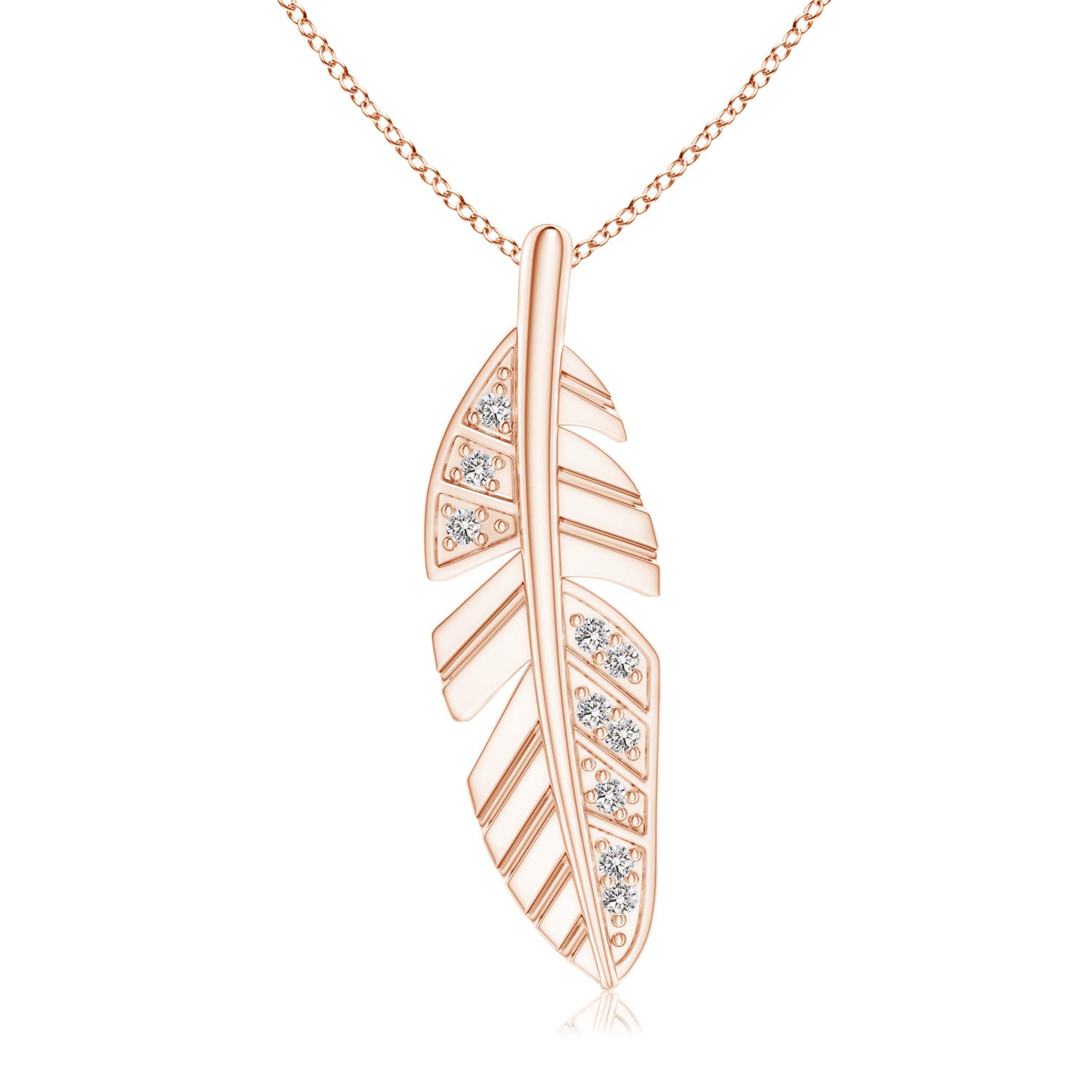 I-J, I1-I2 / 0.1 CT / 14 KT Rose Gold