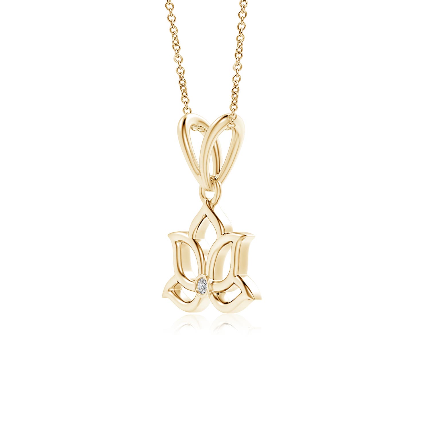 I-J, I1-I2 / 0.01 CT / 14 KT Yellow Gold