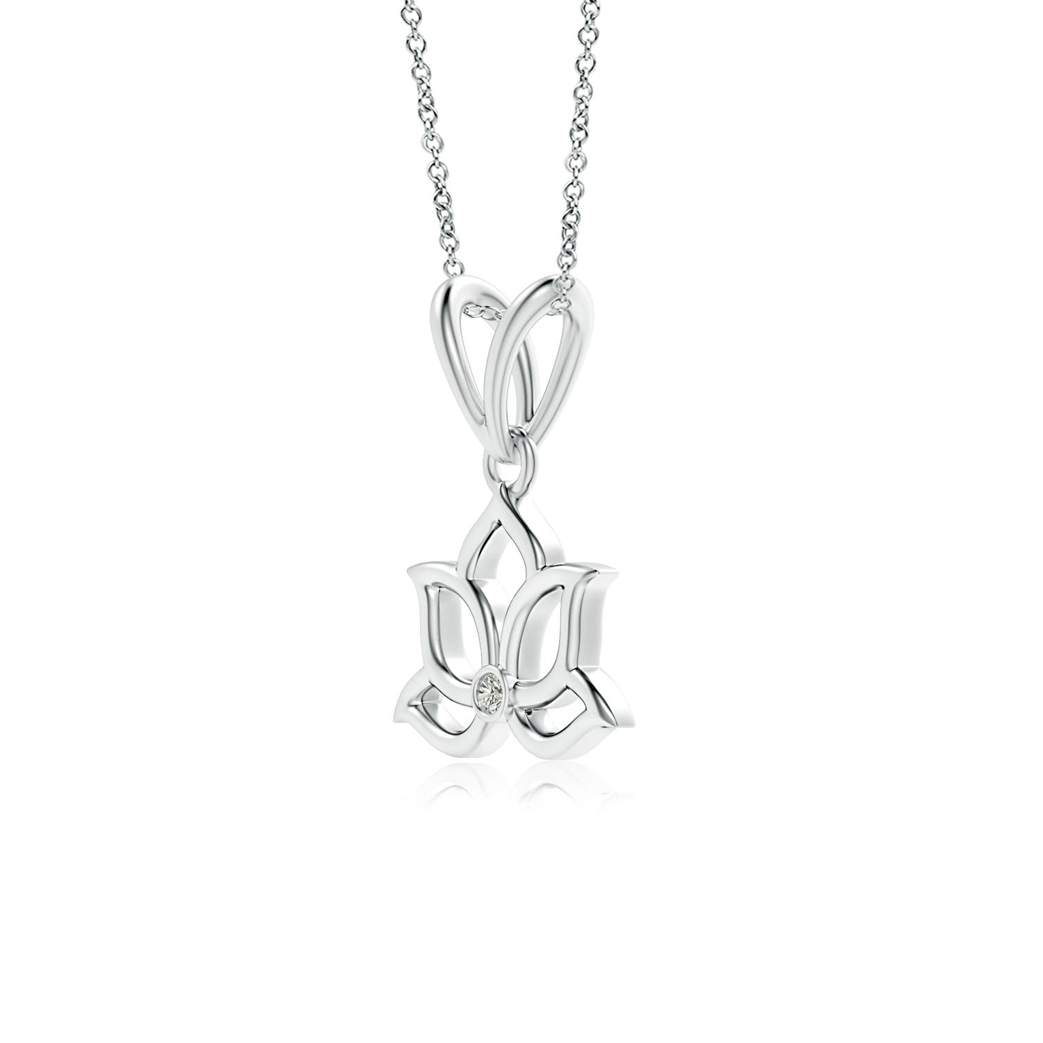 K, I3 / 0.01 CT / 14 KT White Gold