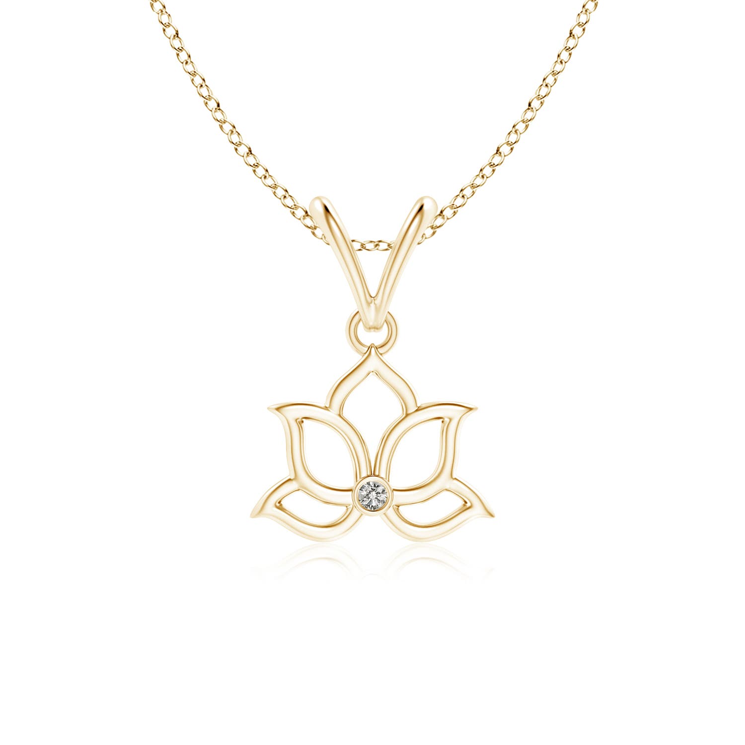 K, I3 / 0.01 CT / 14 KT Yellow Gold