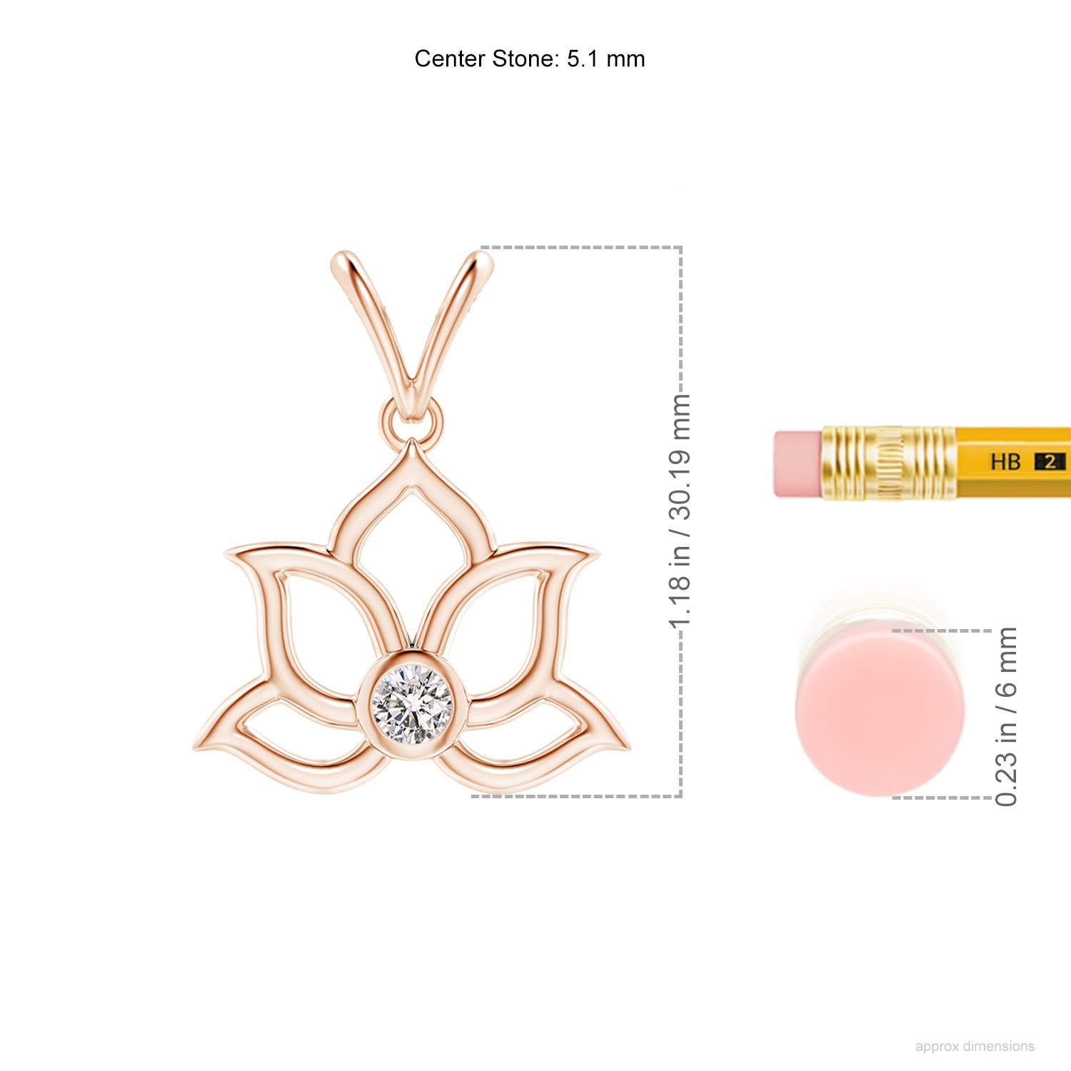 I-J, I1-I2 / 0.5 CT / 14 KT Rose Gold