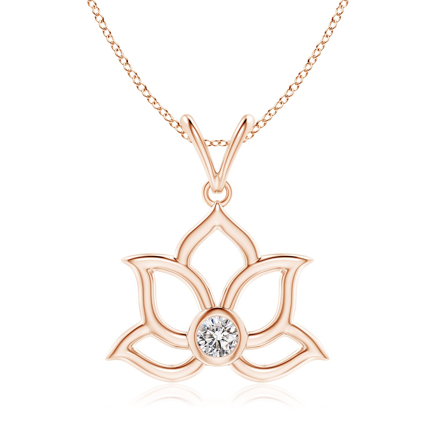 I-J, I1-I2 / 0.75 CT / 14 KT Rose Gold