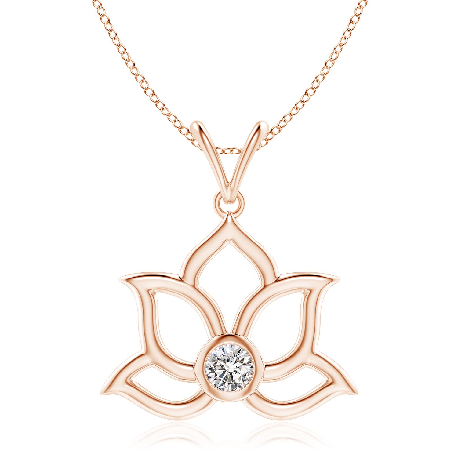 I-J, I1-I2 / 1 CT / 14 KT Rose Gold