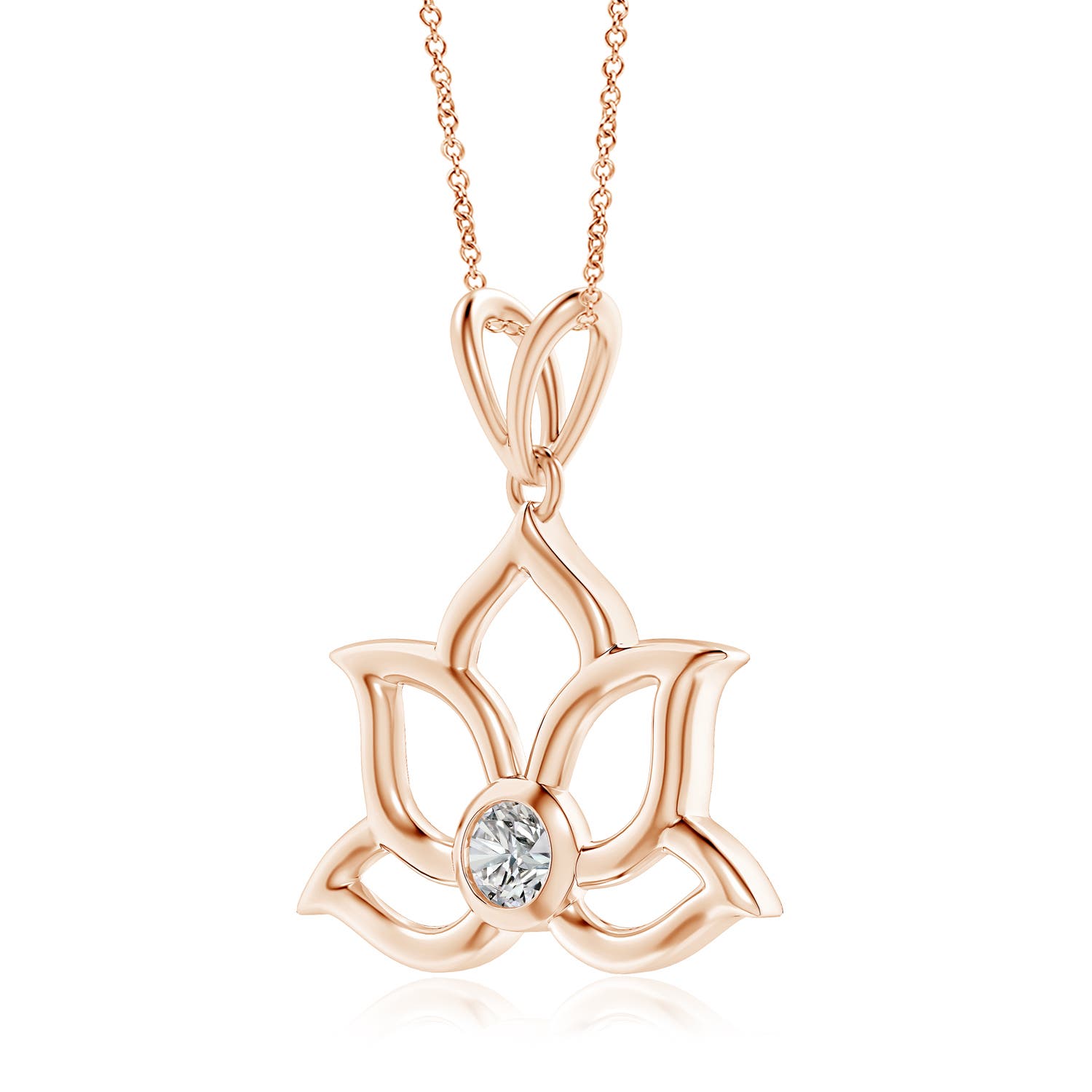 I-J, I1-I2 / 1 CT / 14 KT Rose Gold