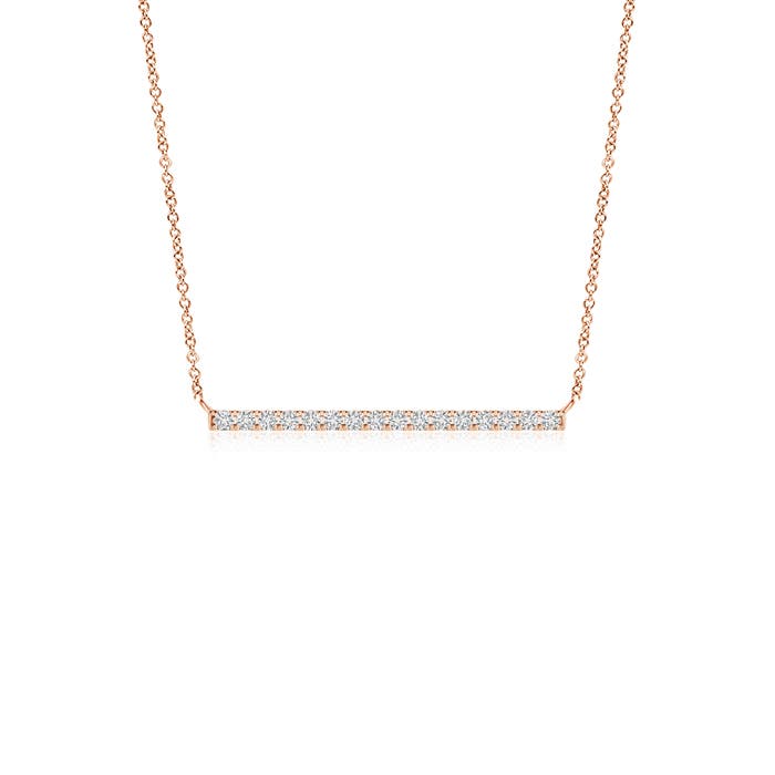 H, SI2 / 0.16 CT / 14 KT Rose Gold