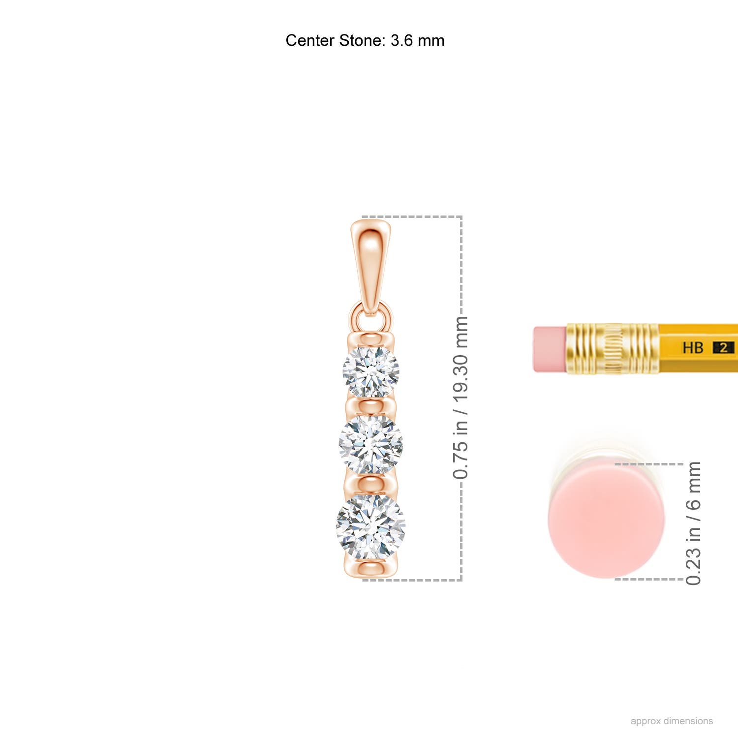 G, VS2 / 0.41 CT / 14 KT Rose Gold