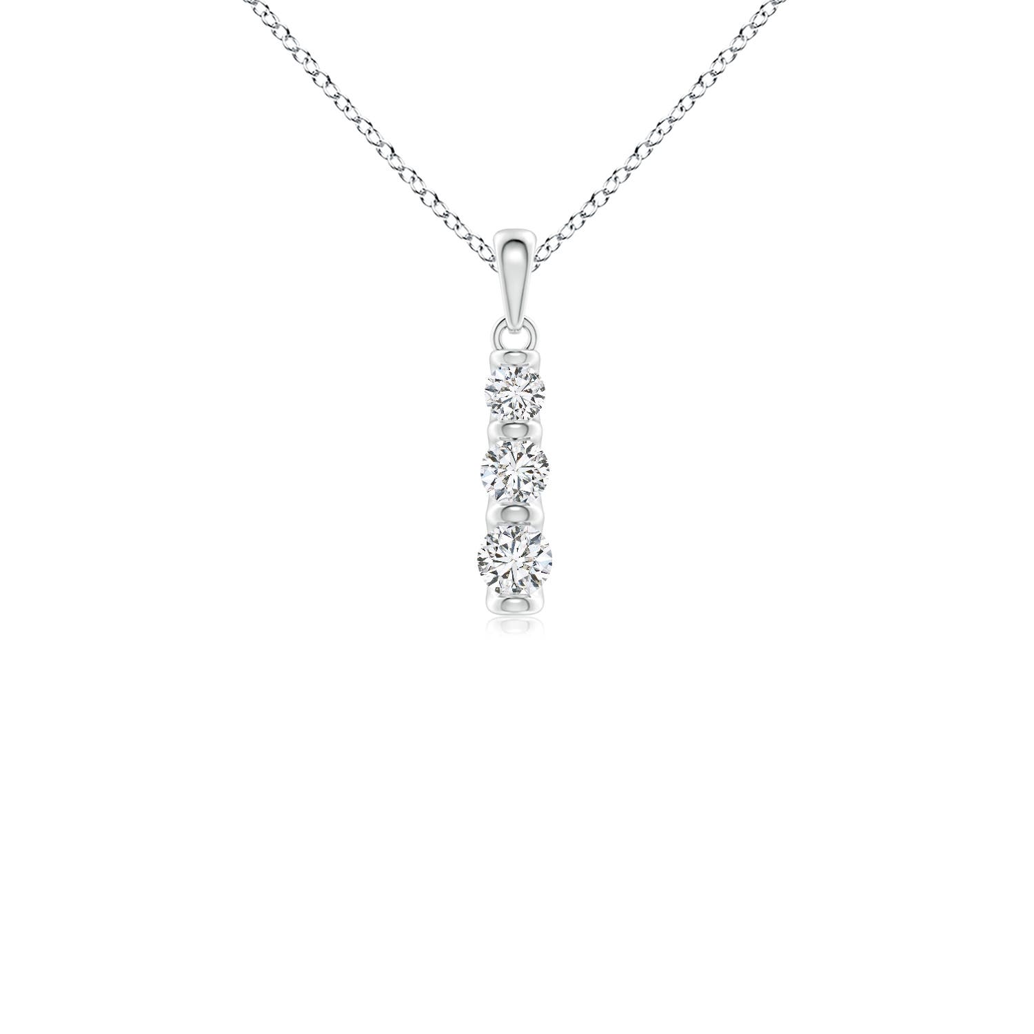 H, SI2 / 0.41 CT / 14 KT White Gold