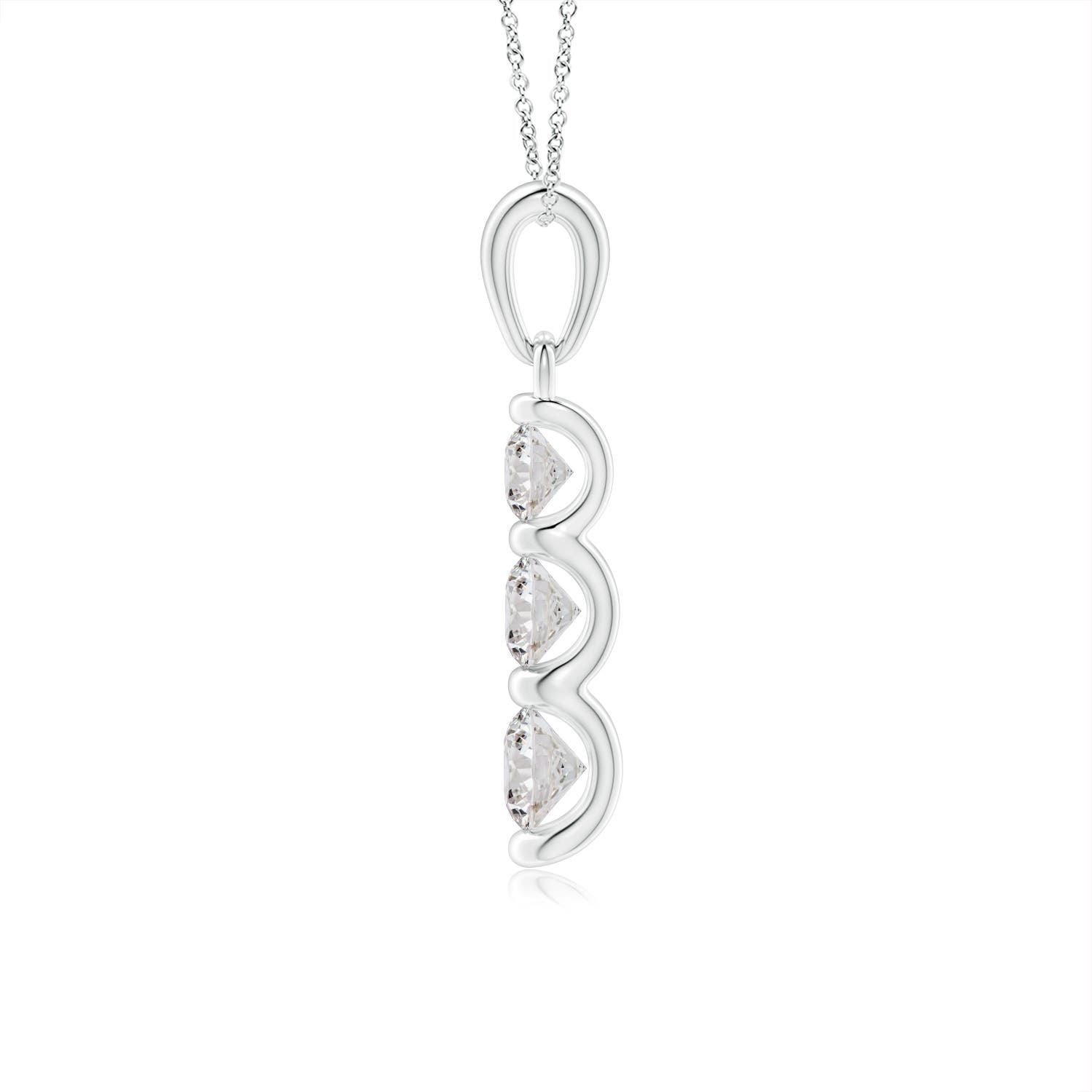 I-J, I1-I2 / 0.41 CT / 14 KT White Gold