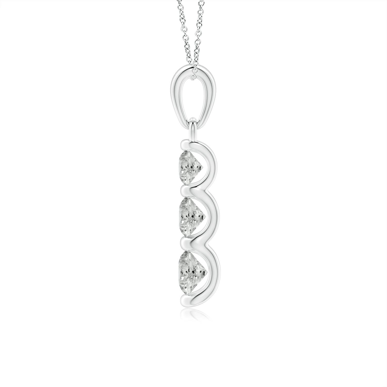 K, I3 / 0.41 CT / 14 KT White Gold