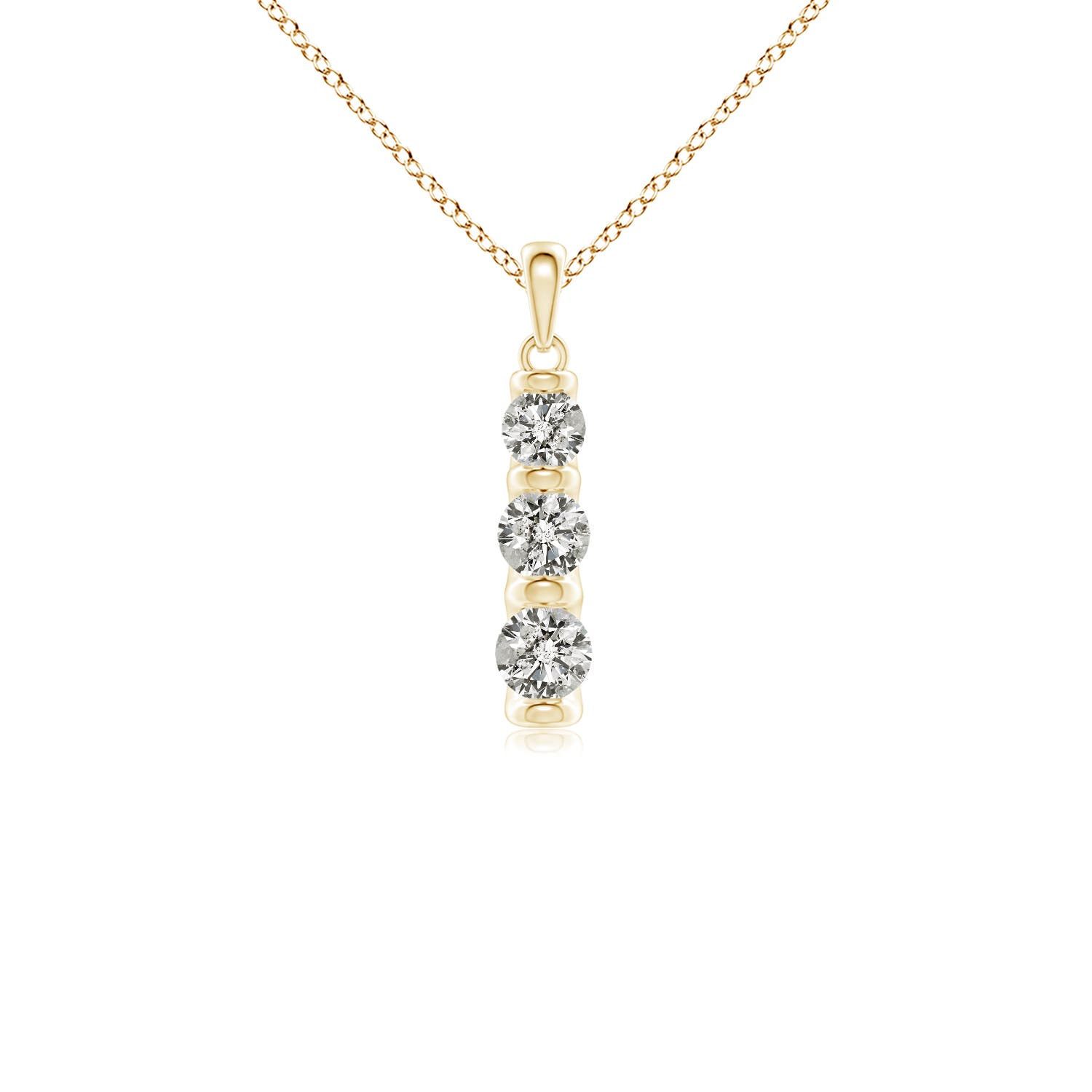 K, I3 / 0.78 CT / 14 KT Yellow Gold