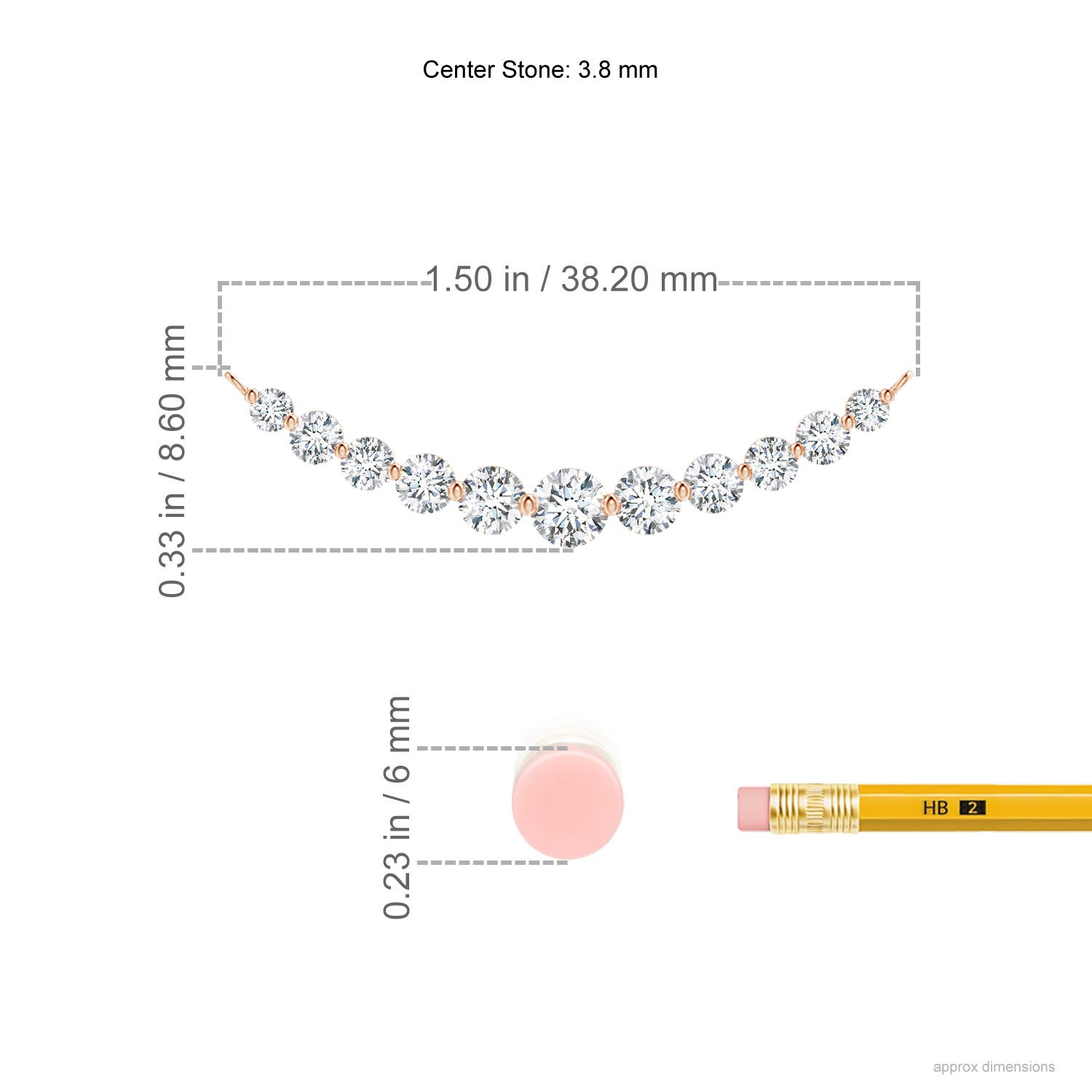 G, VS2 / 1.03 CT / 14 KT Rose Gold