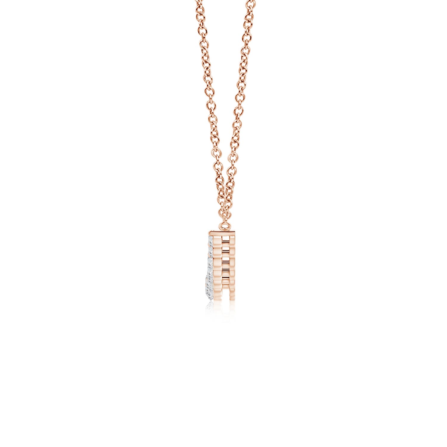 H, SI2 / 1.03 CT / 14 KT Rose Gold