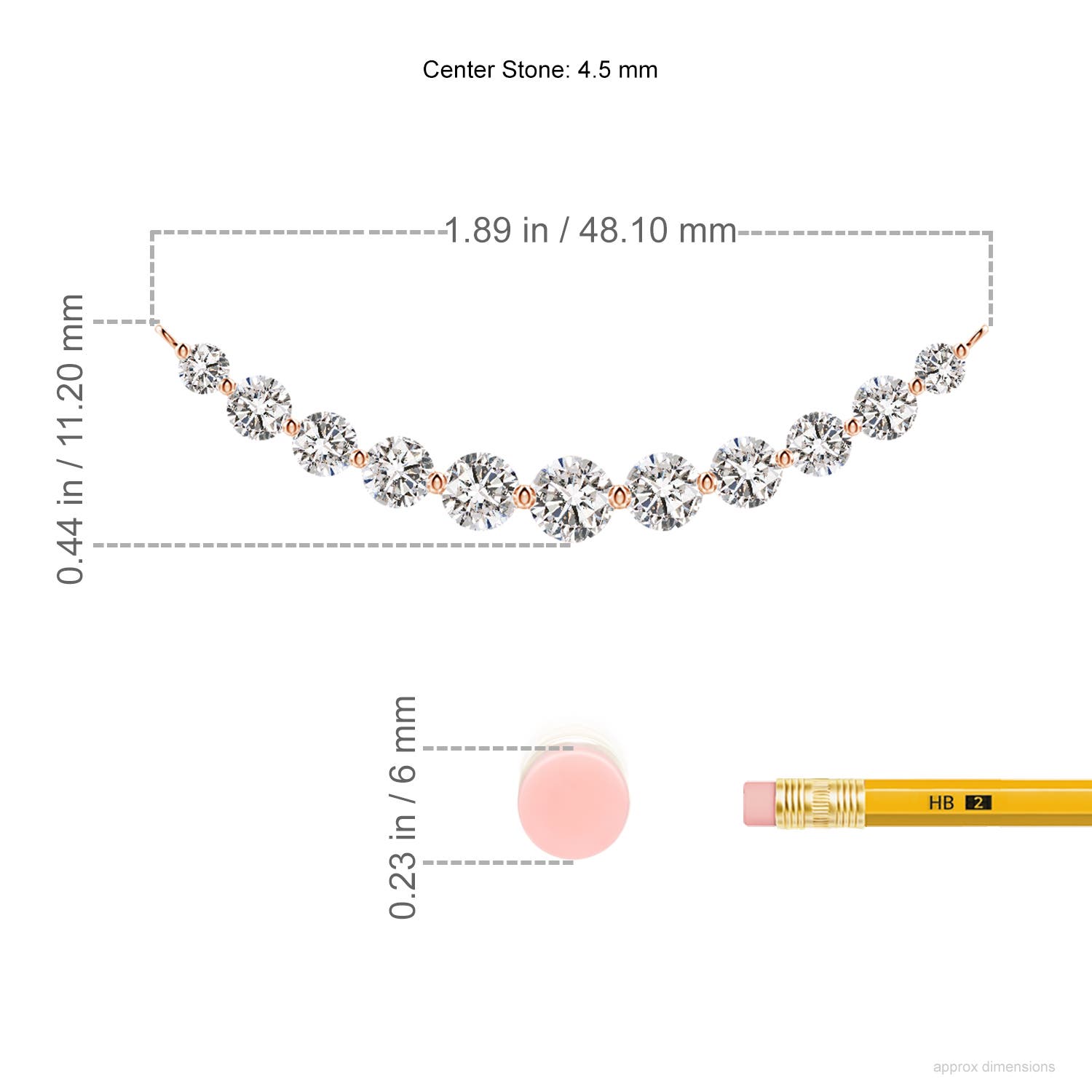 I-J, I1-I2 / 1.99 CT / 14 KT Rose Gold