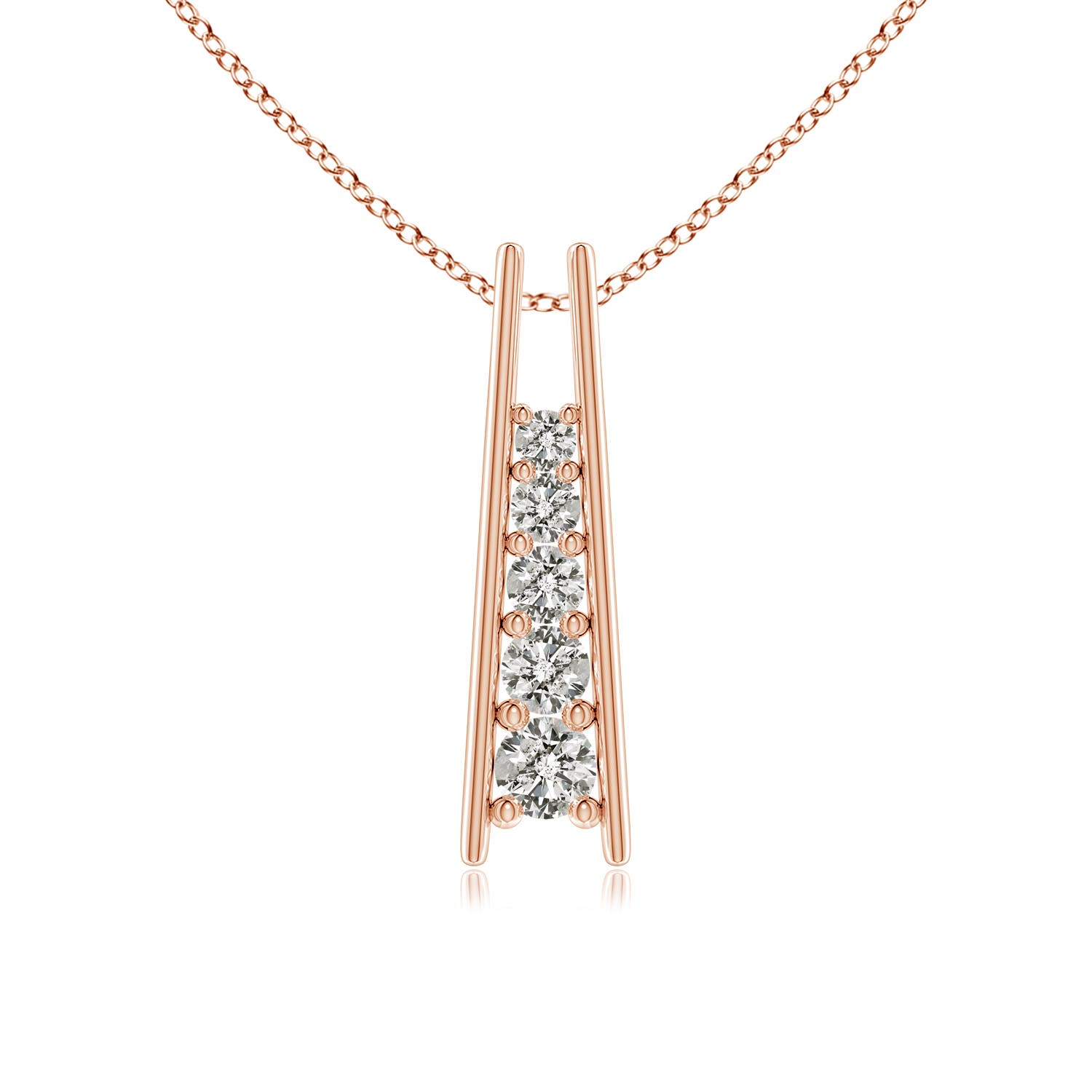 K, I3 / 0.52 CT / 14 KT Rose Gold