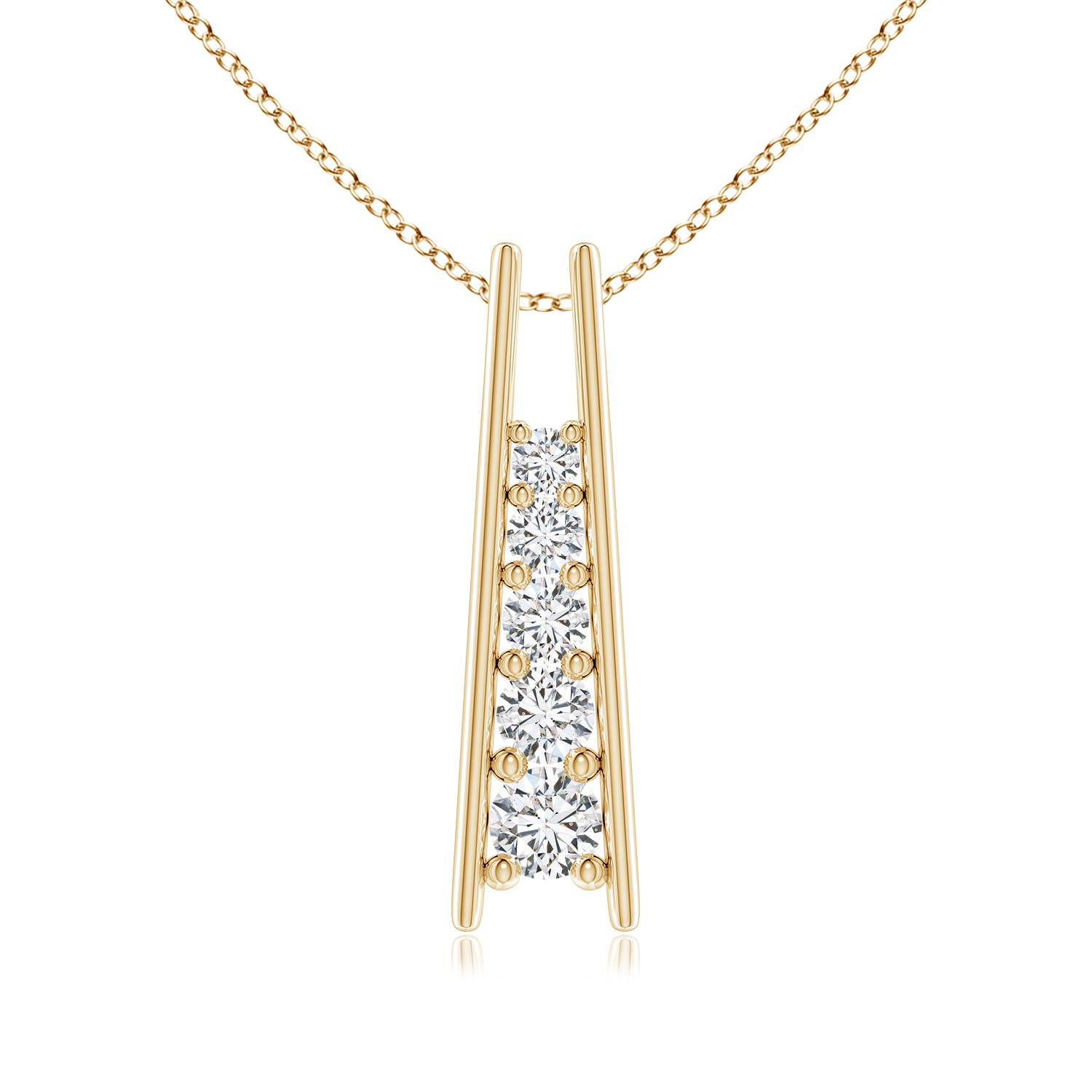 H, SI2 / 0.75 CT / 14 KT Yellow Gold