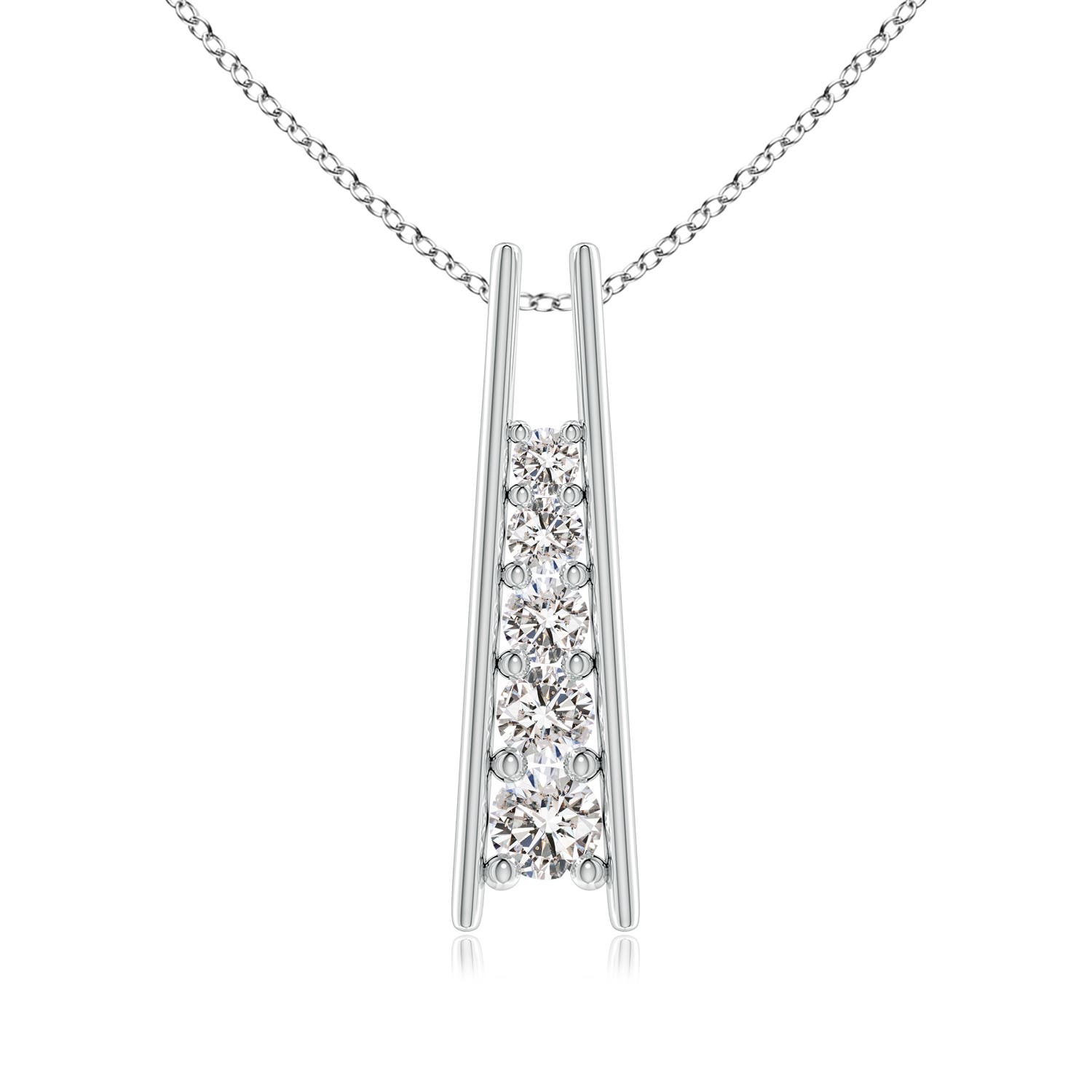 I-J, I1-I2 / 0.75 CT / 14 KT White Gold