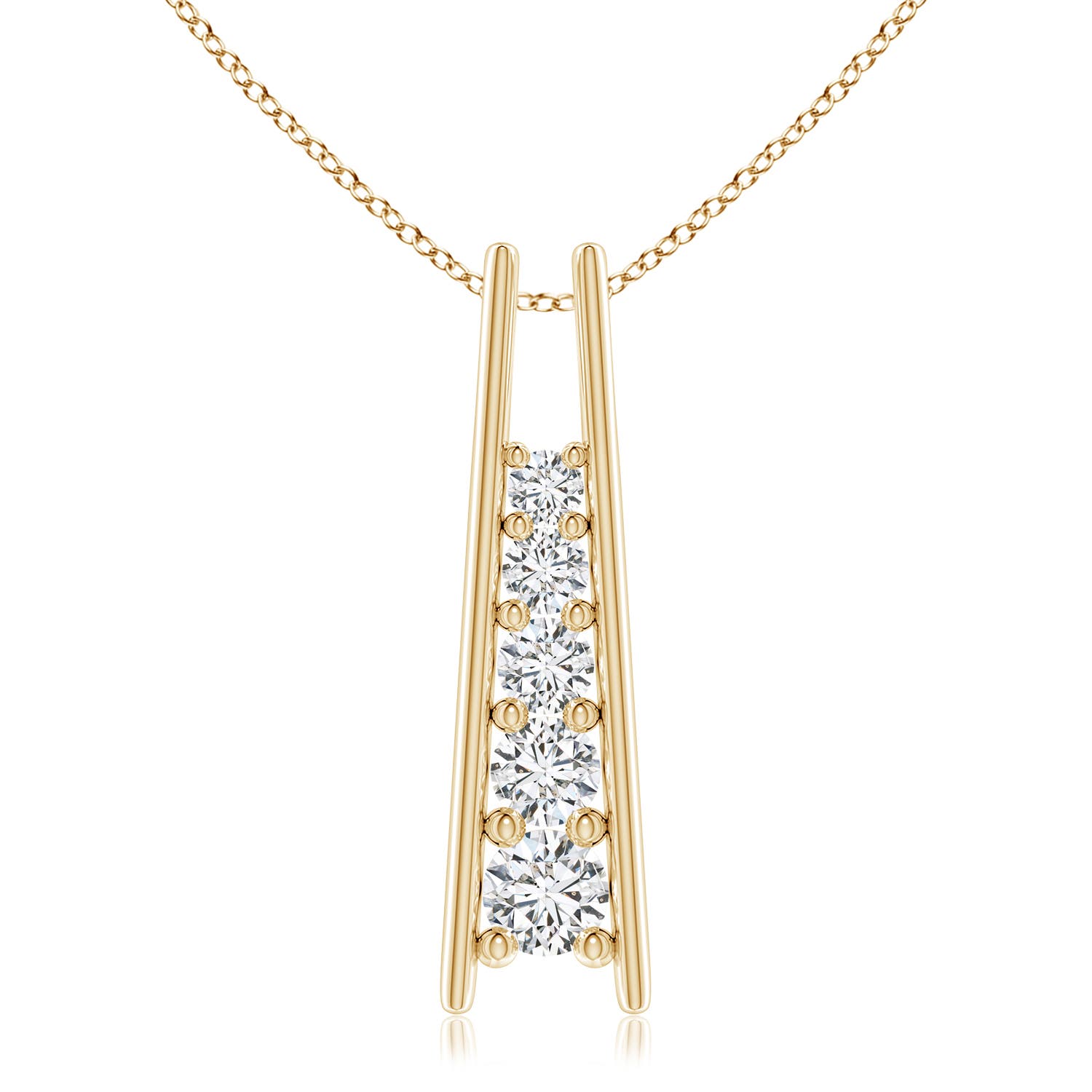 H, SI2 / 1.01 CT / 14 KT Yellow Gold