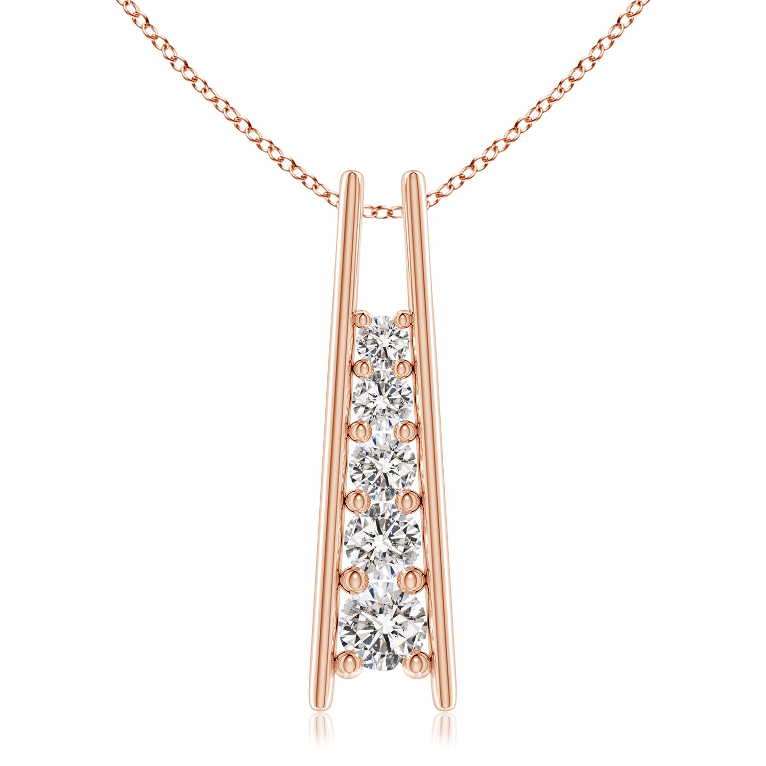 I-J, I1-I2 / 1.01 CT / 14 KT Rose Gold