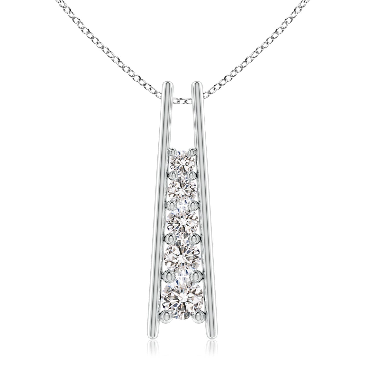 I-J, I1-I2 / 1.01 CT / 14 KT White Gold