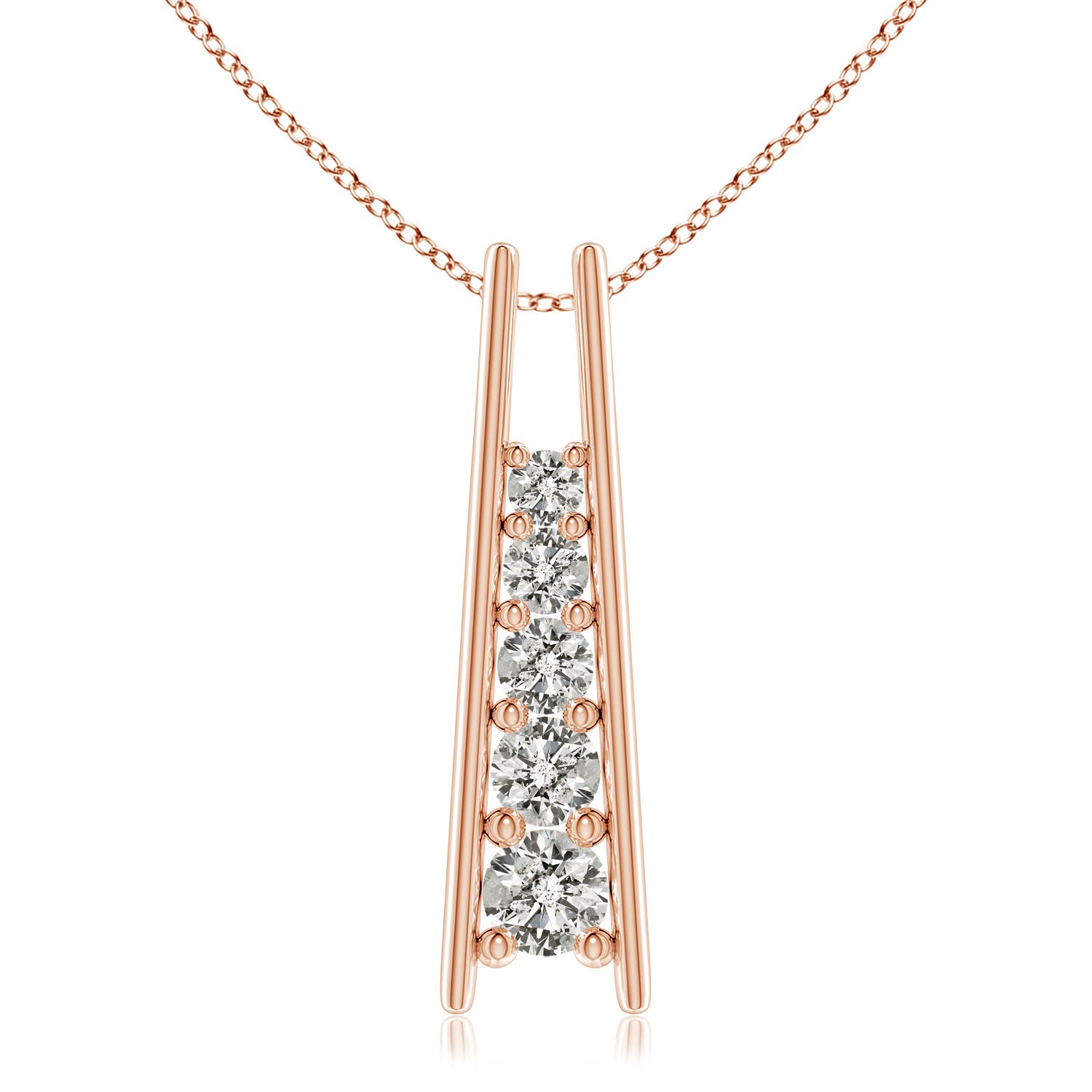 K, I3 / 1.01 CT / 14 KT Rose Gold