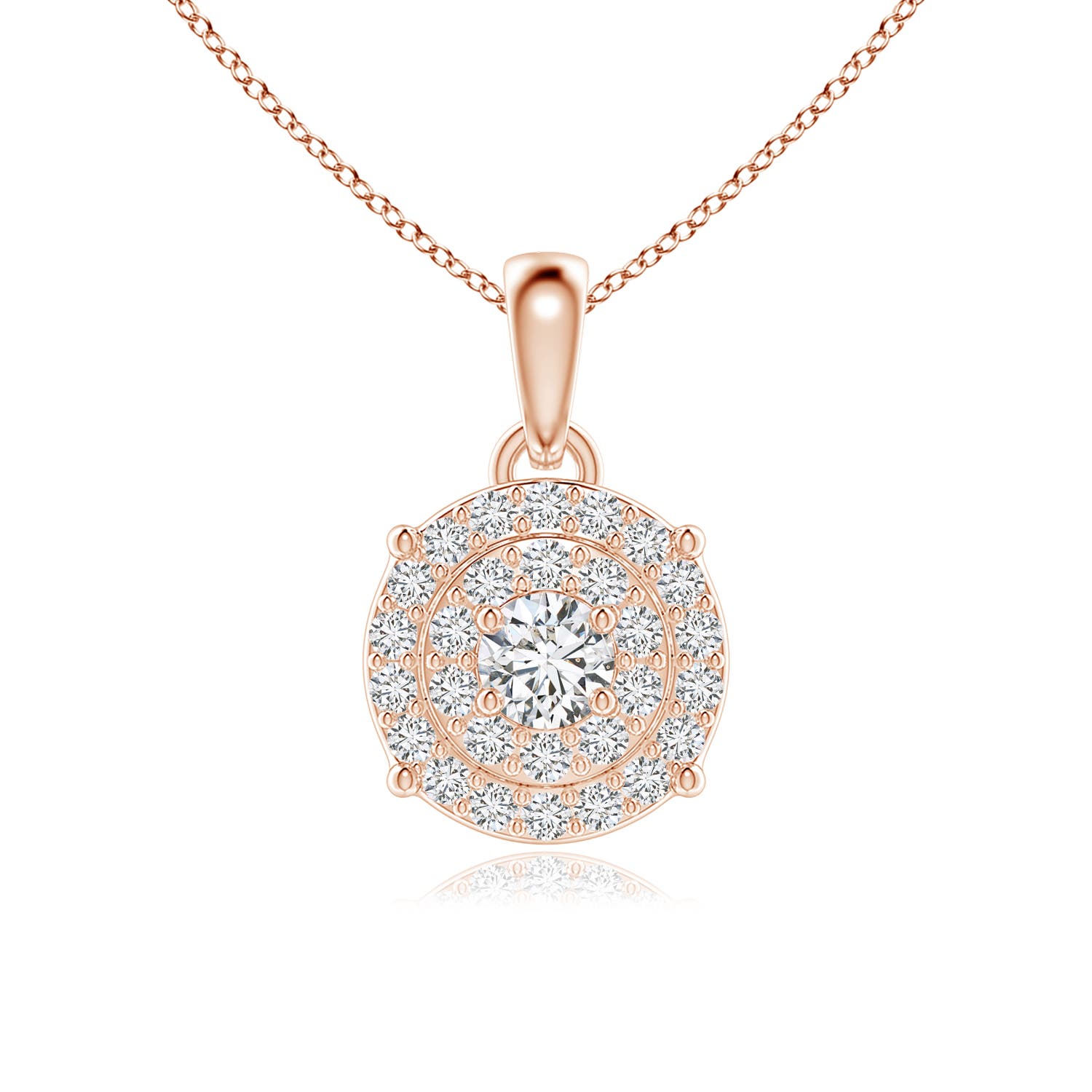 H, SI2 / 0.37 CT / 14 KT Rose Gold