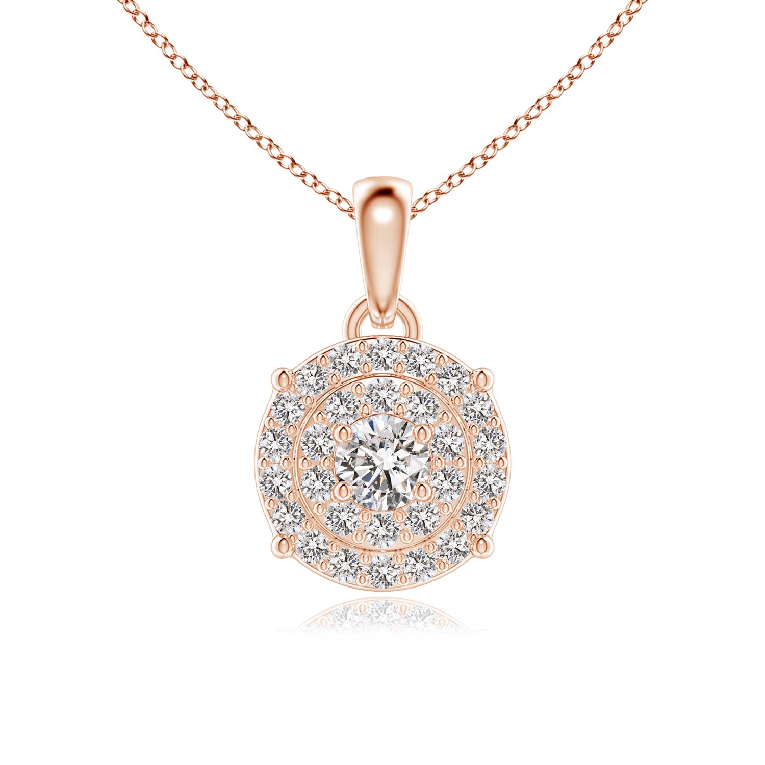 I-J, I1-I2 / 0.37 CT / 14 KT Rose Gold