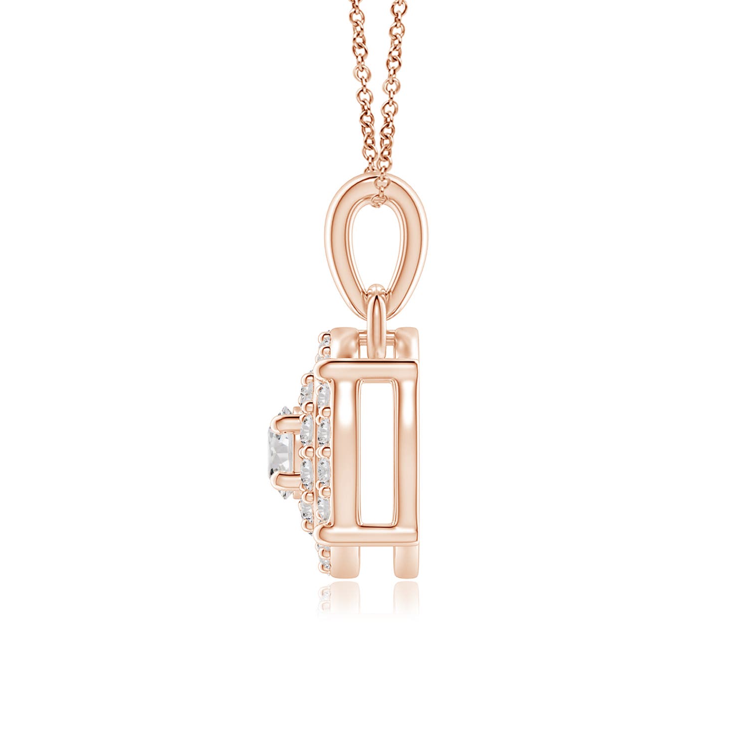 I-J, I1-I2 / 0.37 CT / 14 KT Rose Gold