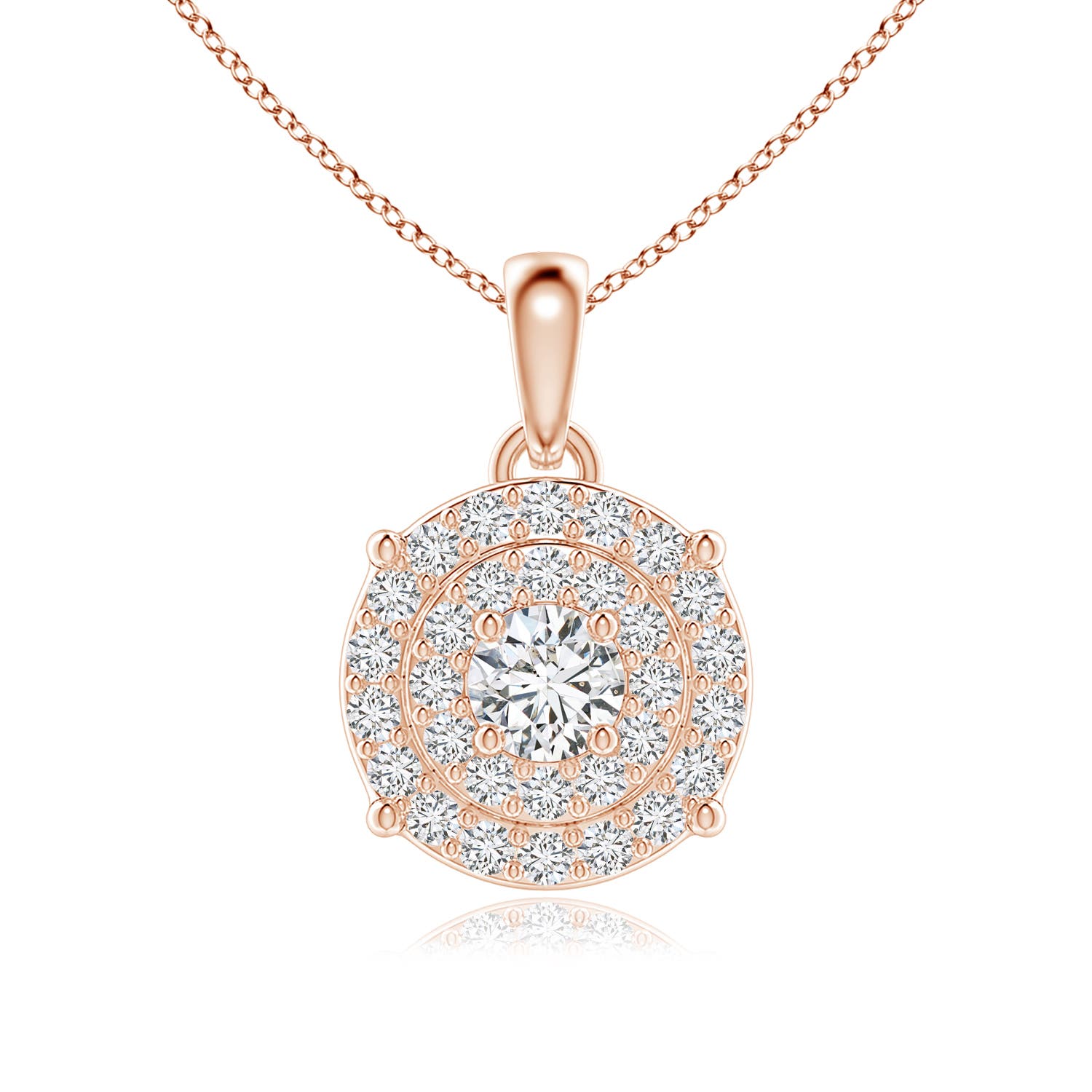 H, SI2 / 0.48 CT / 14 KT Rose Gold