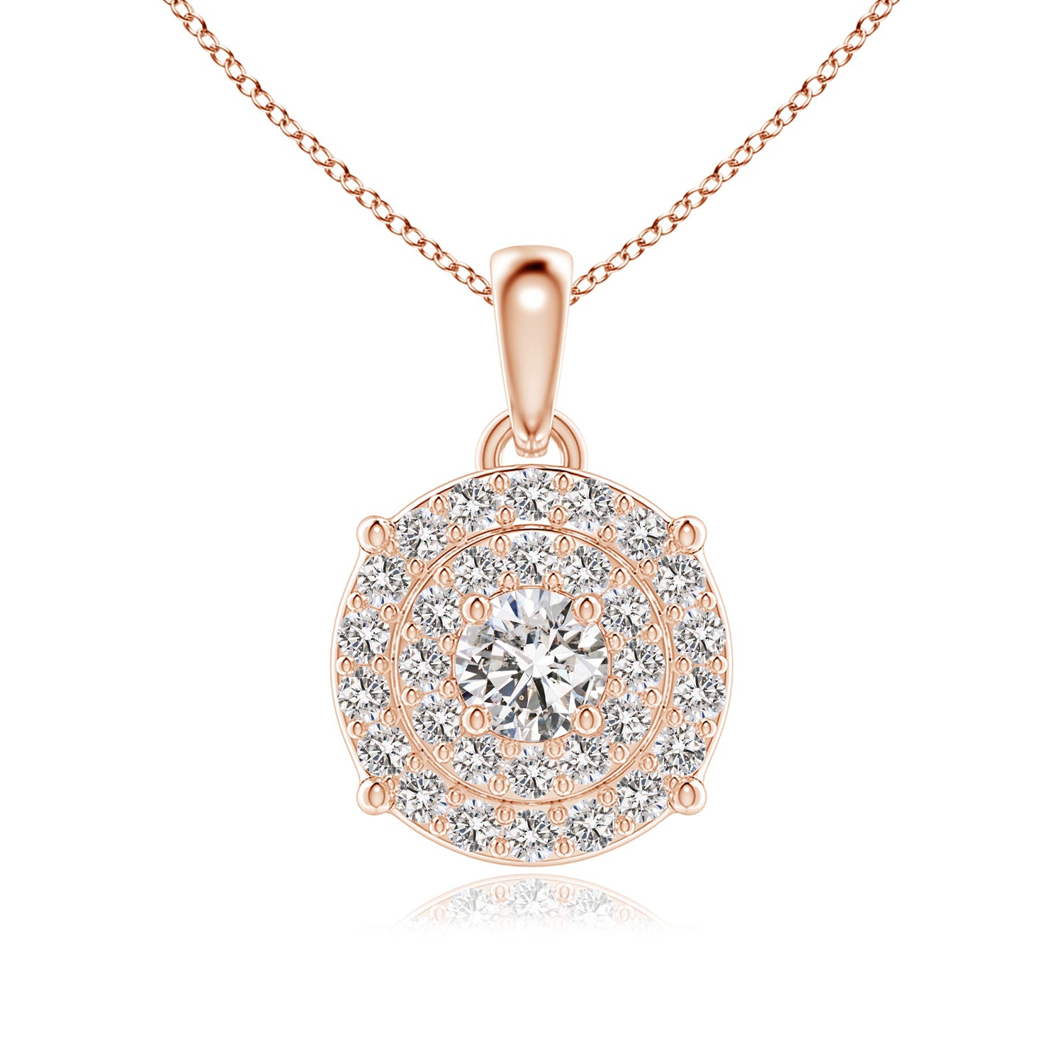 I-J, I1-I2 / 0.48 CT / 14 KT Rose Gold