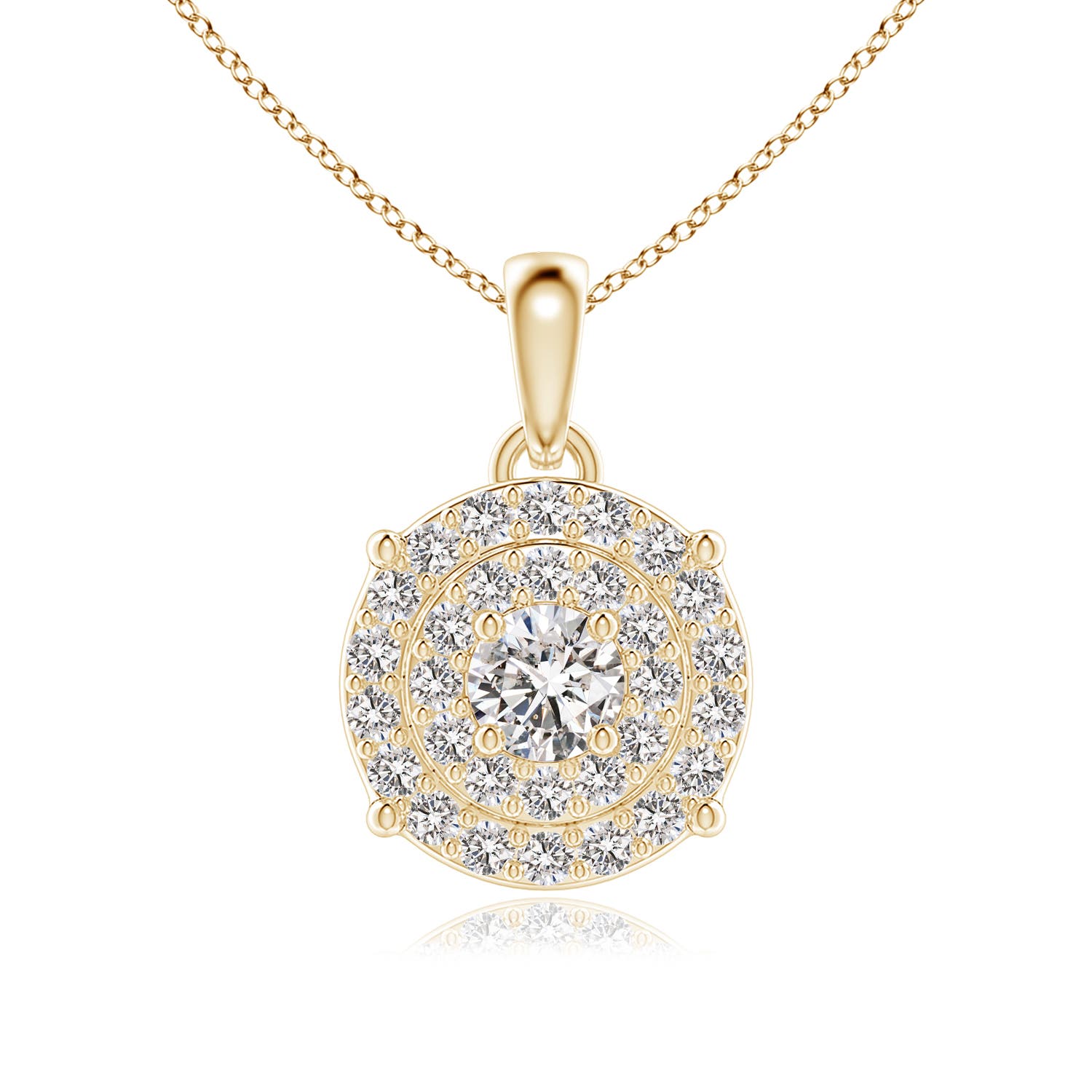 I-J, I1-I2 / 0.48 CT / 14 KT Yellow Gold