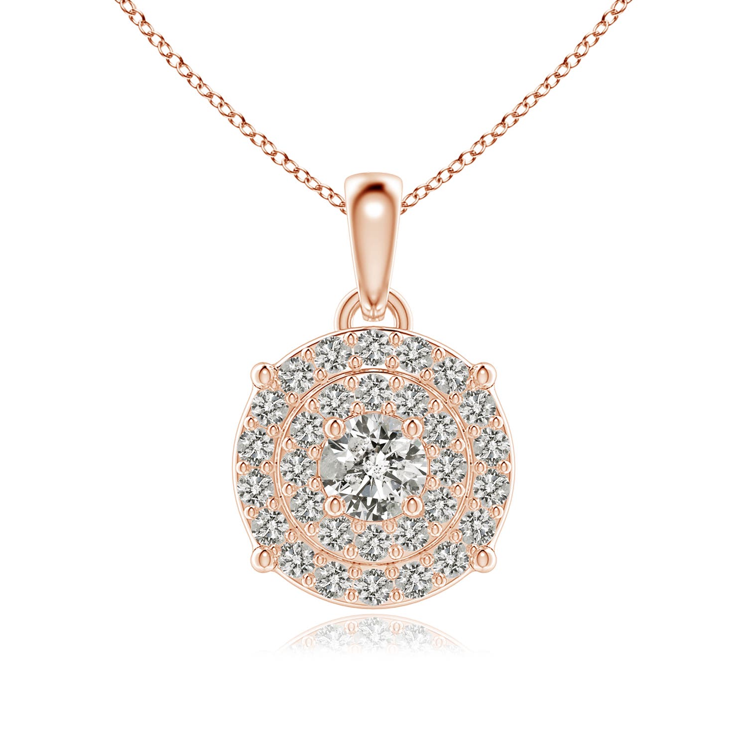 K, I3 / 0.48 CT / 14 KT Rose Gold