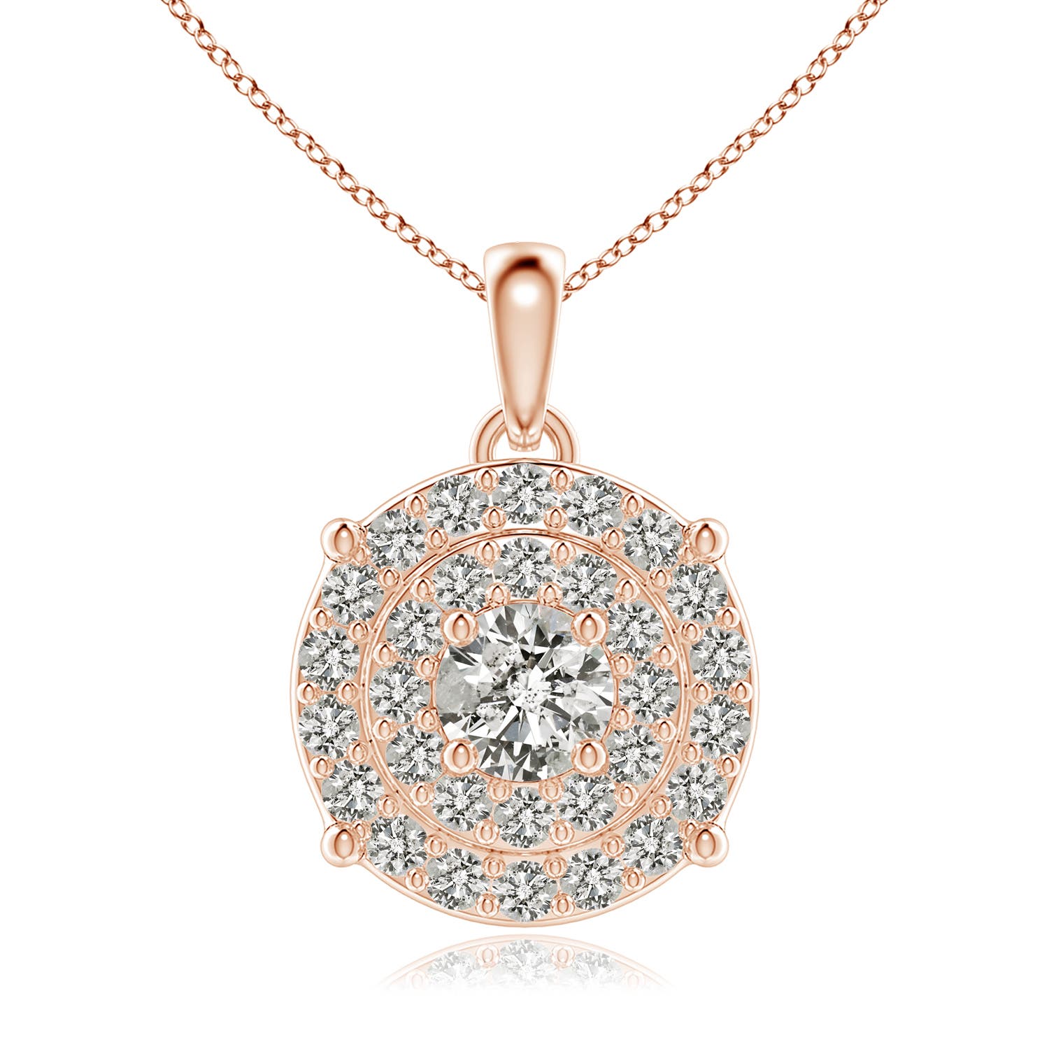 K, I3 / 0.74 CT / 14 KT Rose Gold