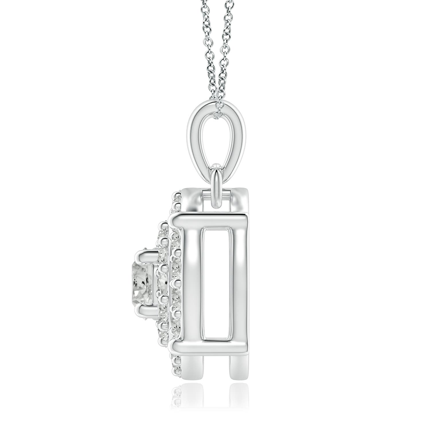 K, I3 / 0.74 CT / 14 KT White Gold