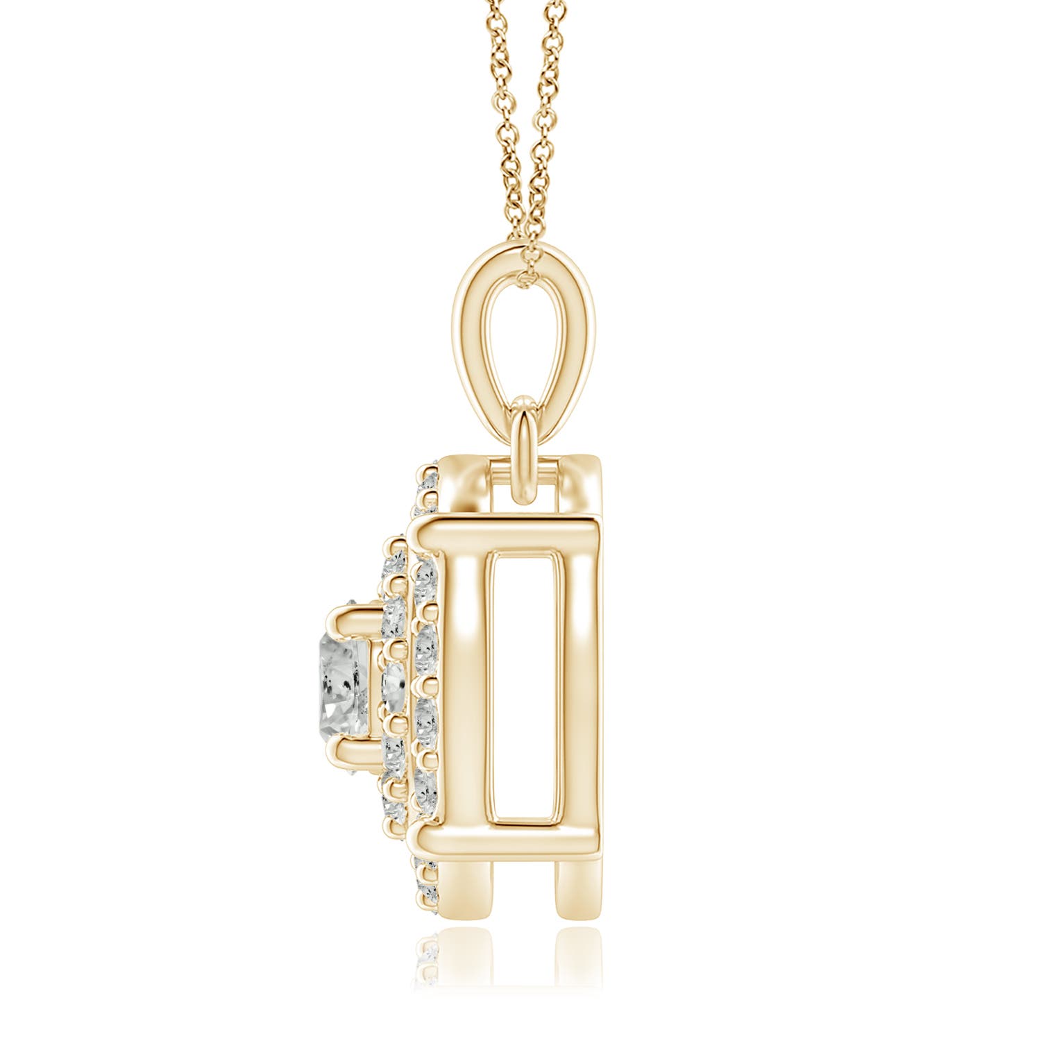 K, I3 / 0.74 CT / 14 KT Yellow Gold