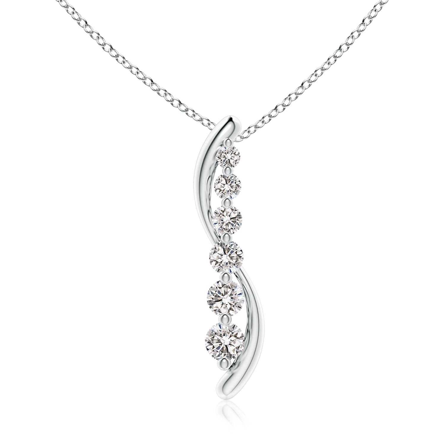 I-J, I1-I2 / 1.38 CT / 18 KT White Gold