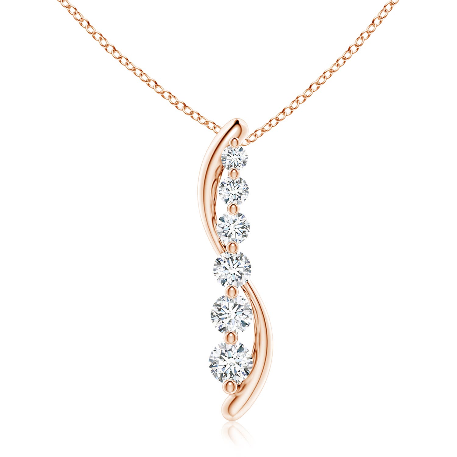 G, VS2 / 1.9 CT / 18 KT Rose Gold