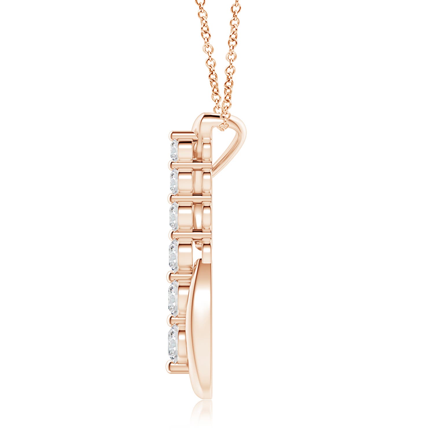 H, SI2 / 1.9 CT / 14 KT Rose Gold