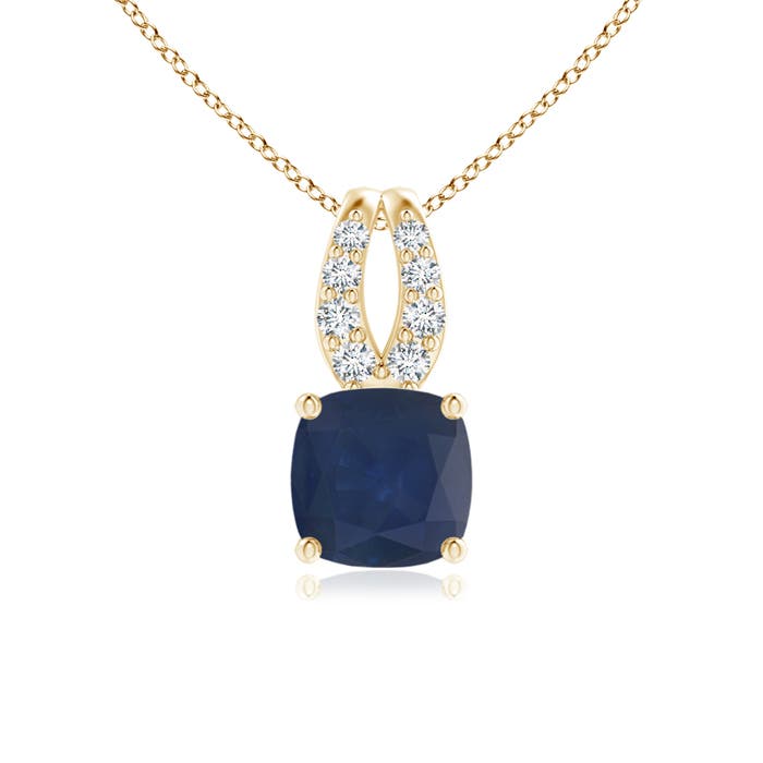 A - Blue Sapphire / 0.62 CT / 14 KT Yellow Gold