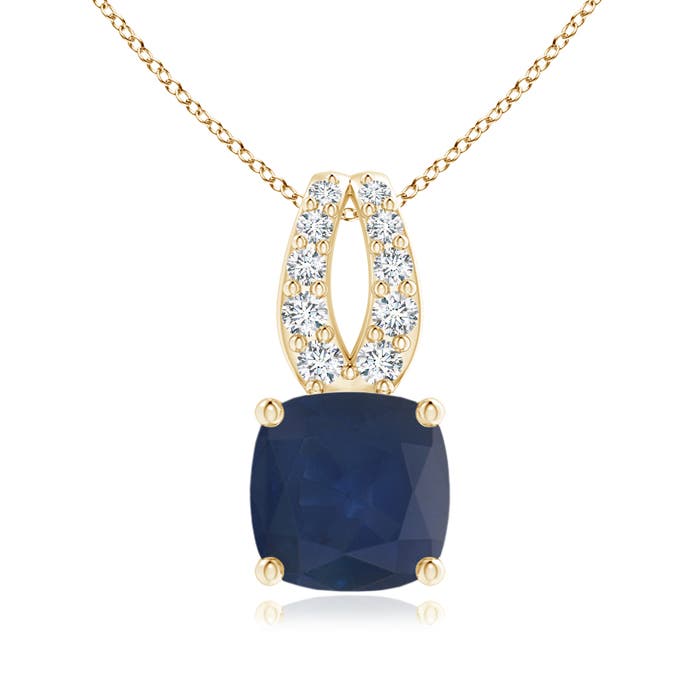 A - Blue Sapphire / 1.09 CT / 14 KT Yellow Gold