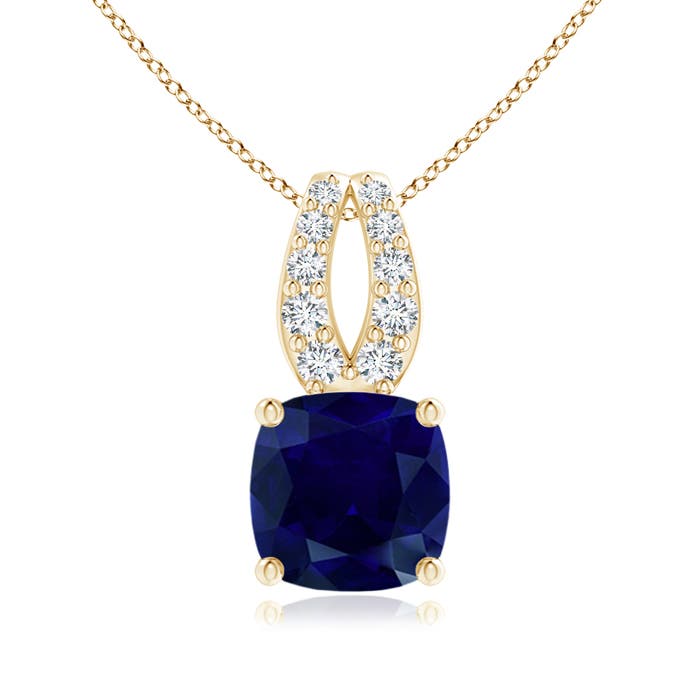 AA - Blue Sapphire / 1.09 CT / 14 KT Yellow Gold