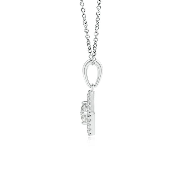 K, I3 / 0.36 CT / 14 KT White Gold