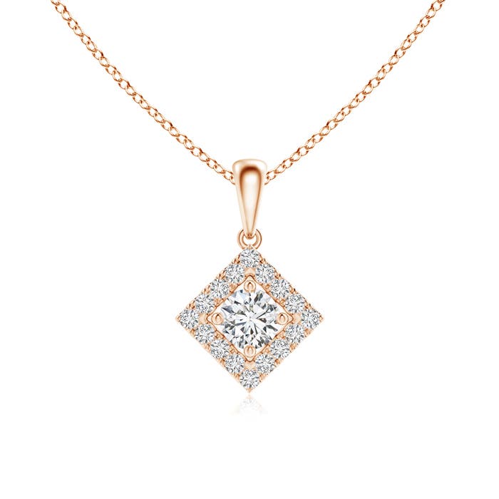 H, SI2 / 0.64 CT / 14 KT Rose Gold