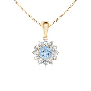 Round AA Aquamarine