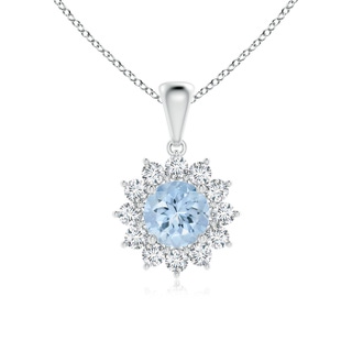 Round AA Aquamarine