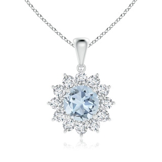 Round A Aquamarine