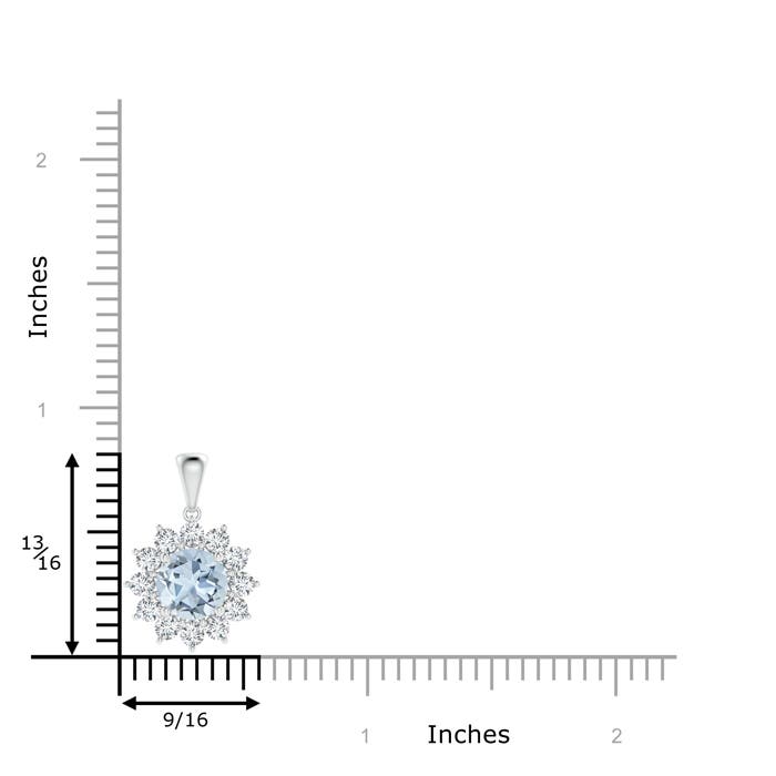 A - Aquamarine / 1.82 CT / 14 KT White Gold