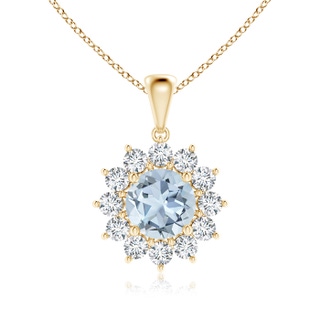 Round A Aquamarine