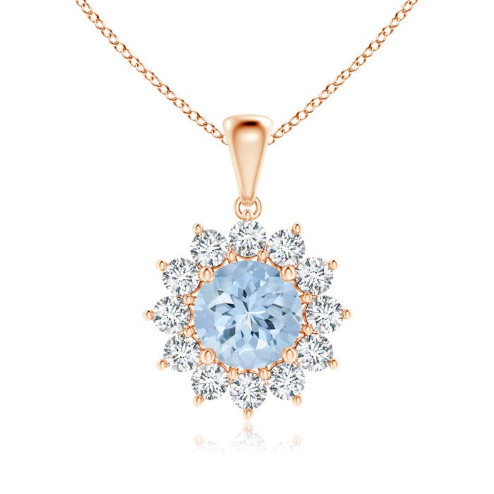 AA - Aquamarine / 1.82 CT / 14 KT Rose Gold