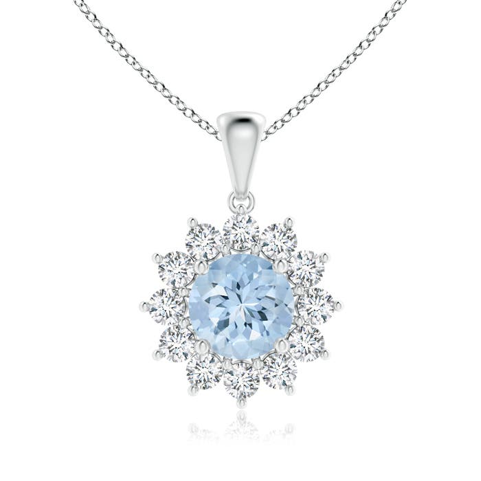 AA - Aquamarine / 1.82 CT / 14 KT White Gold